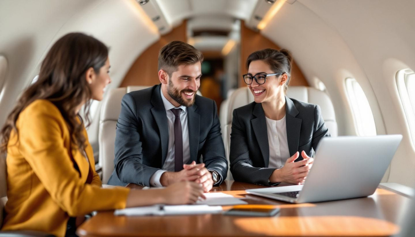Organiser des réunions en vol : maximiser le temps et l'efficacité